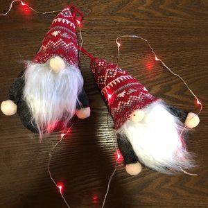Gnome Christmas tree ornaments